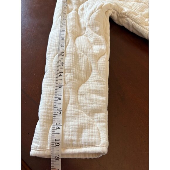 BLANK(NYC) NWT Easy Goin' Quilted Shacket Jacket Off White Size Medium - Picture 10 of 13